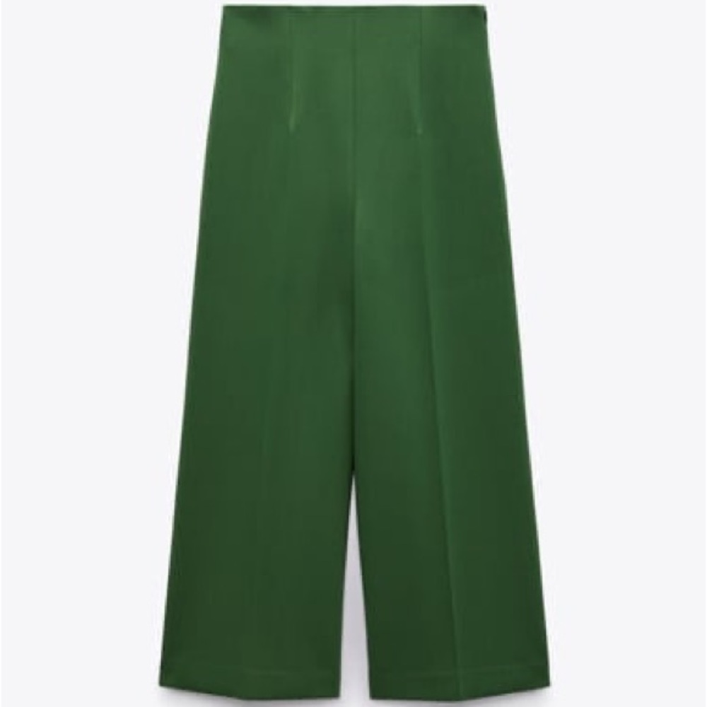 Zara cropped side zip pants